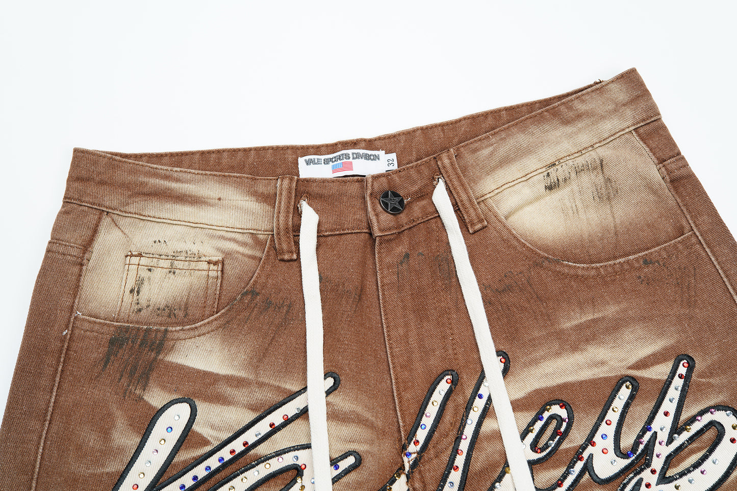 Vale Forever M&M Denim Shorts Dirt Brown