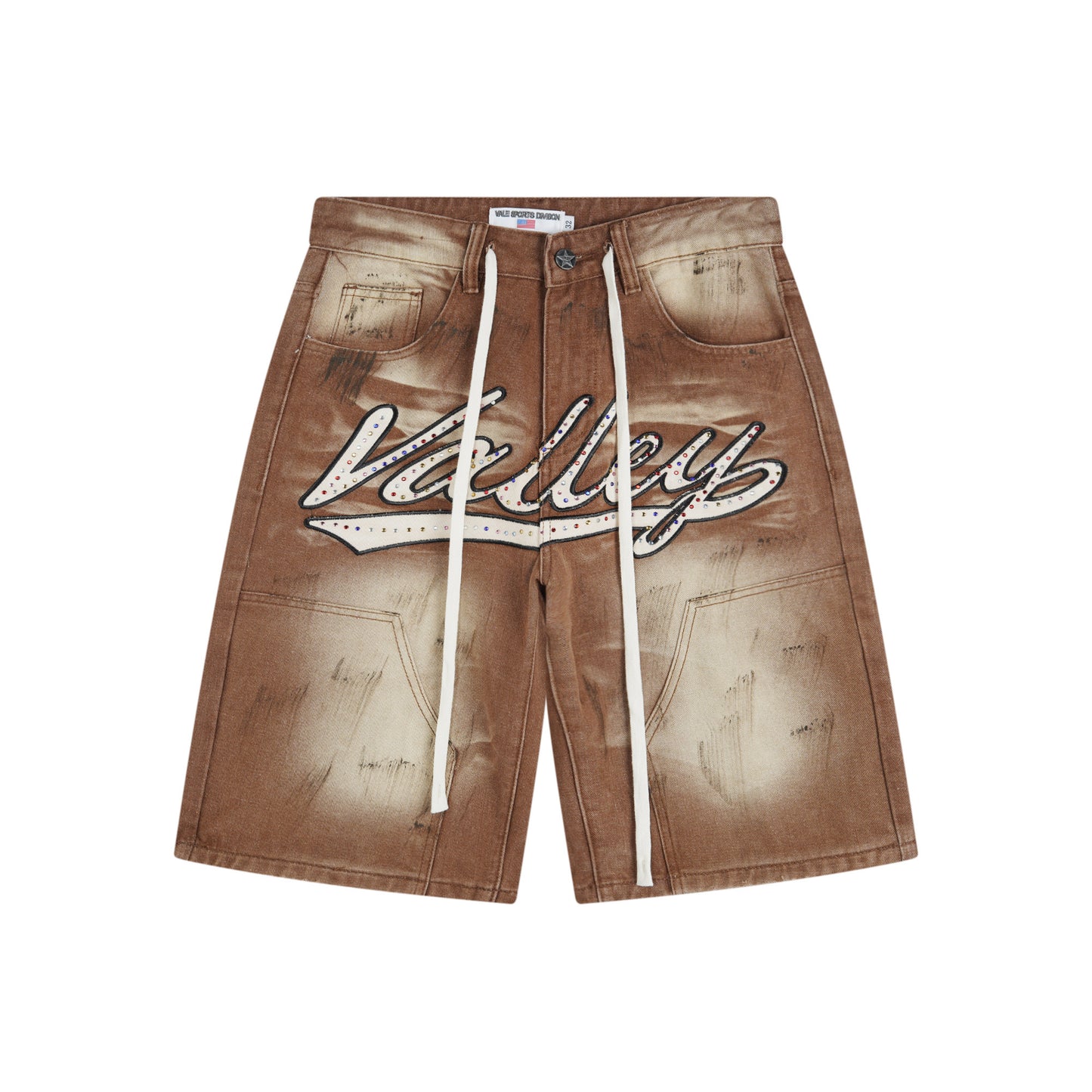 Vale Forever M&M Denim Shorts Dirt Brown