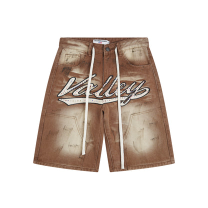 Vale Forever M&M Denim Shorts Dirt Brown