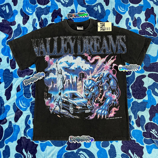 Remera Valley Vale Forever Monster Big Negra L