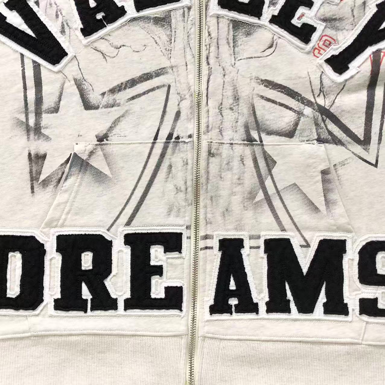 Vale Forever Patriot Chop N Screw Zip Up White