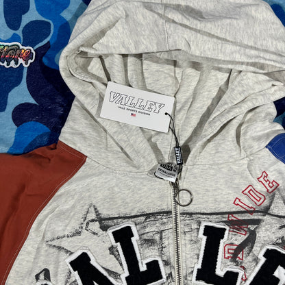Vale Forever Patriot Chop N Screw Zip Up White