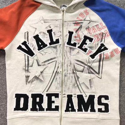 Vale Forever Patriot Chop N Screw Zip Up White