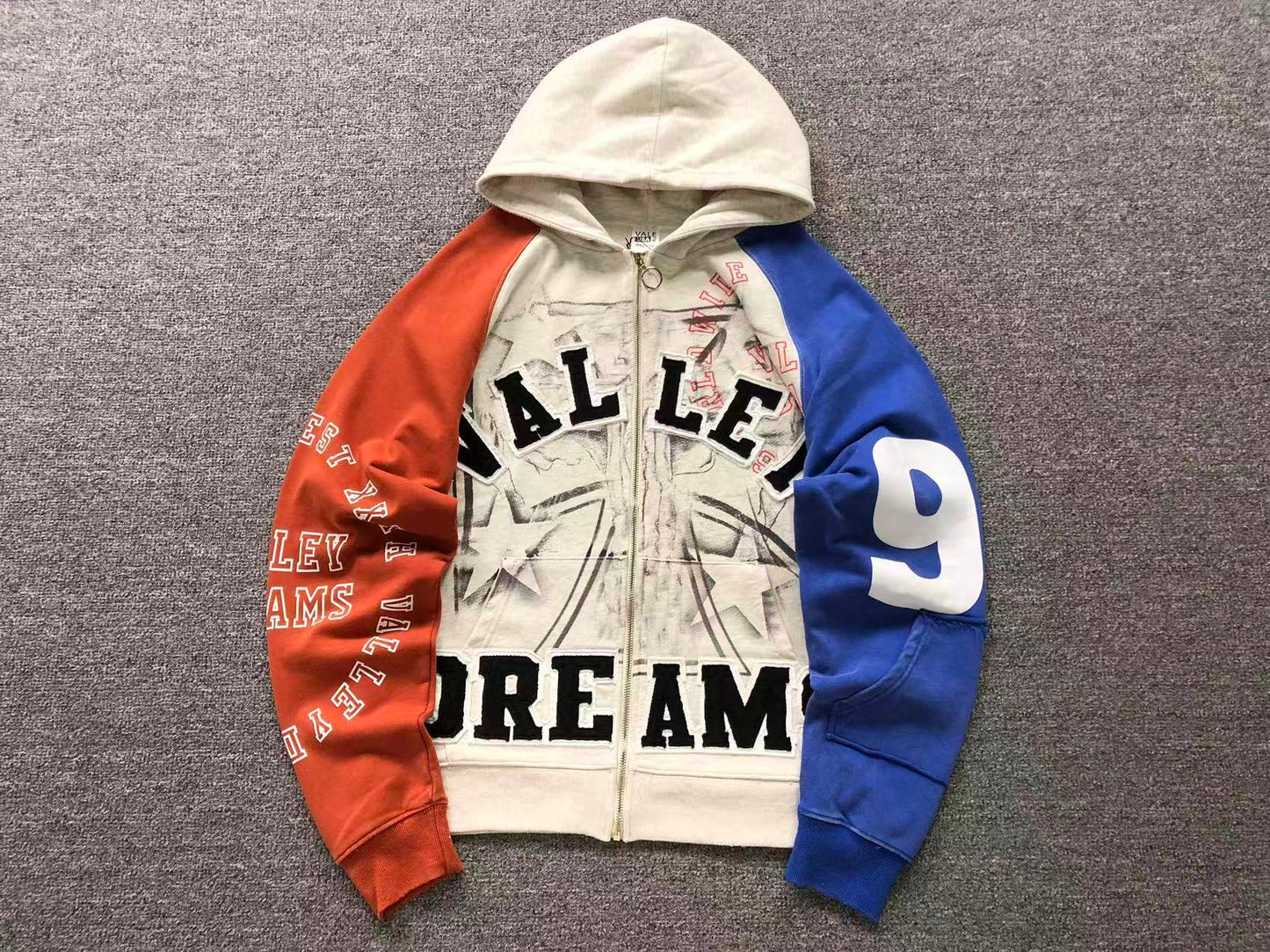 Vale Forever Patriot Chop N Screw Zip Up White