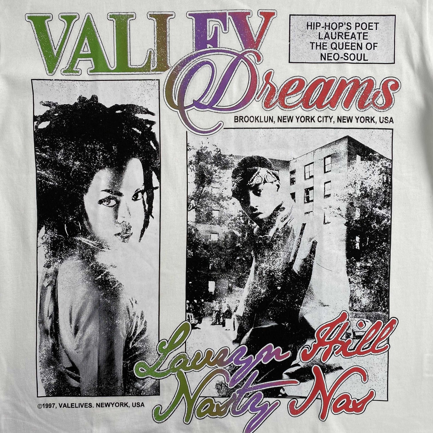 Vale Forever Poetry Tee White