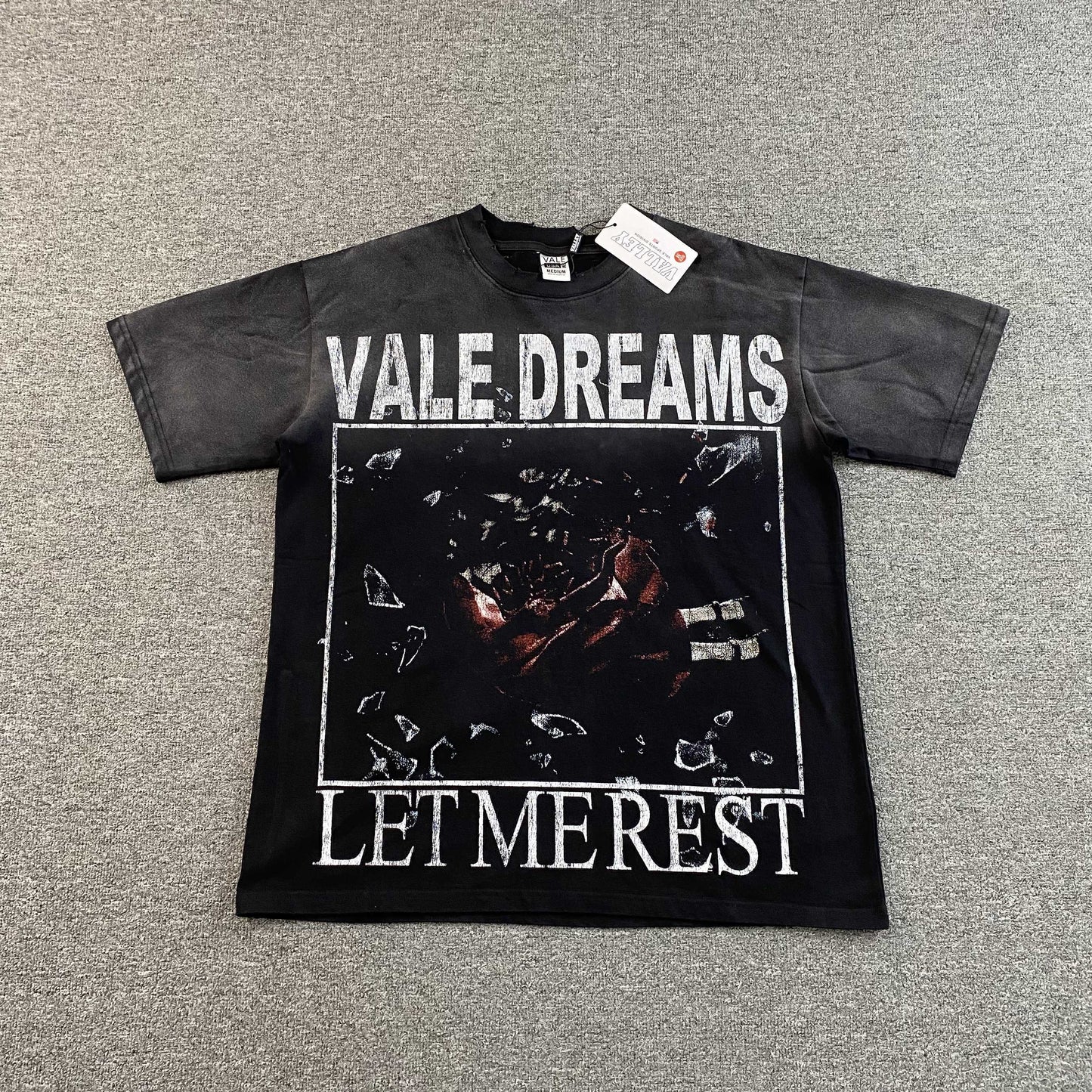 Vale Forever Red Dress Tee Black