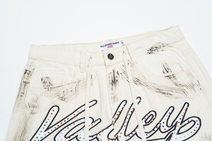 Vale Forever Reeses Denim Shorts Dirt Cream