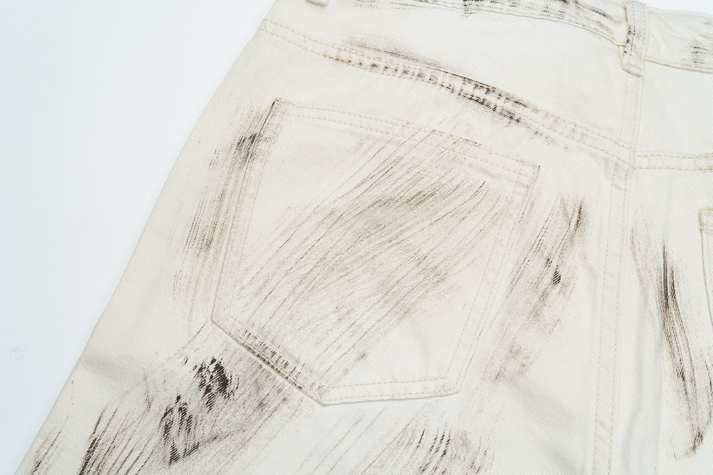 Vale Forever Reeses Denim Shorts Dirt Cream