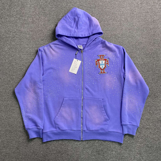 Vale Forever Sea Clustered Zip Up Light Blue