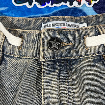 Vale Forever Skittles Denim Shorts Blue