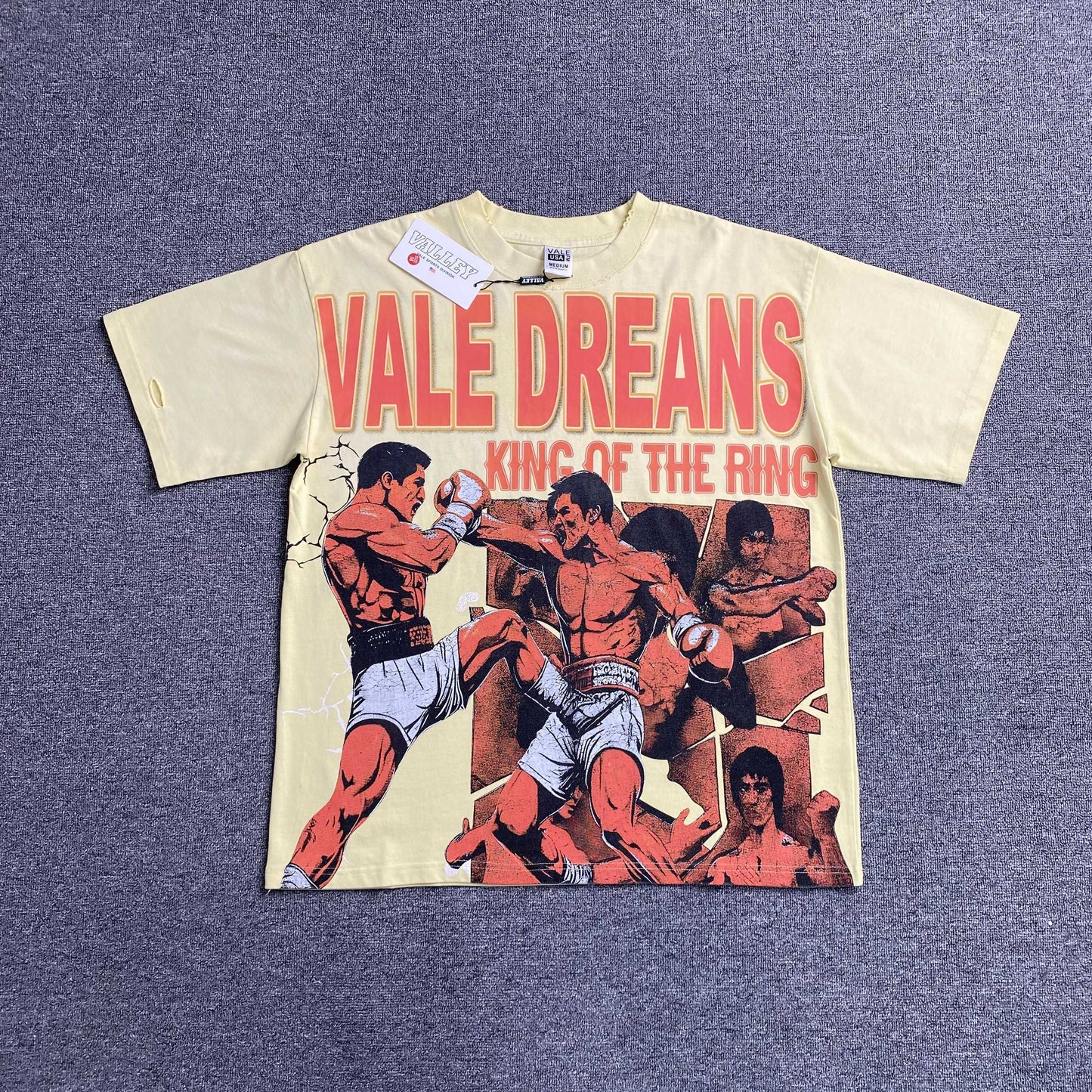 Vale Forever Sun Shattered Fist Tee Cream
