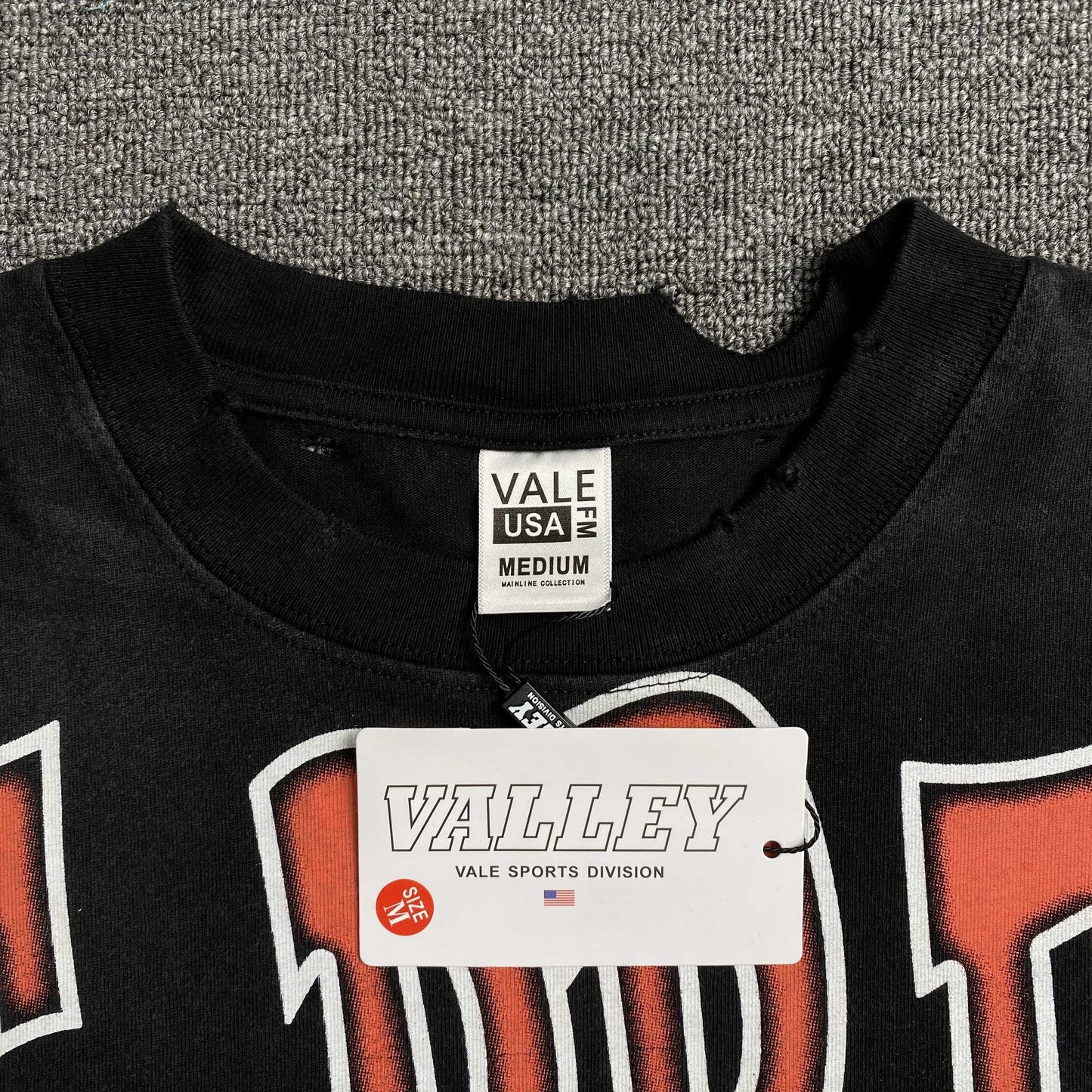 Vale Forever Tag Big Tee Black