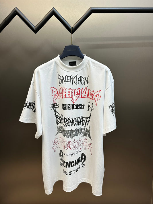 BALENCIAGA DIY METAL T-SHIRT WHITE