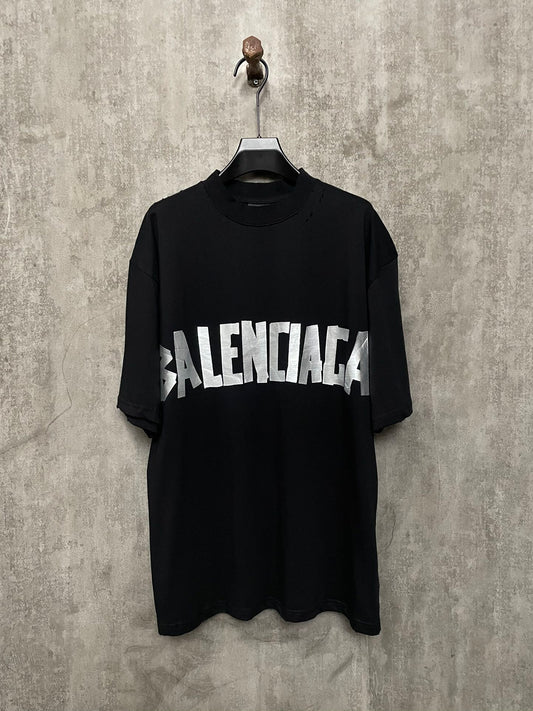 BALENCIAGA NEW TAPE TYPE T-SHIRT BLACK