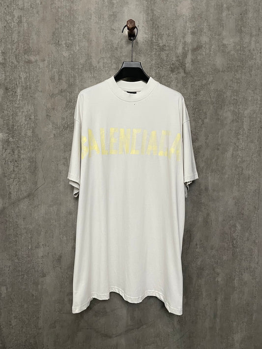 BALENCIAGA TAPE TYPE T-SHIRT WHITE