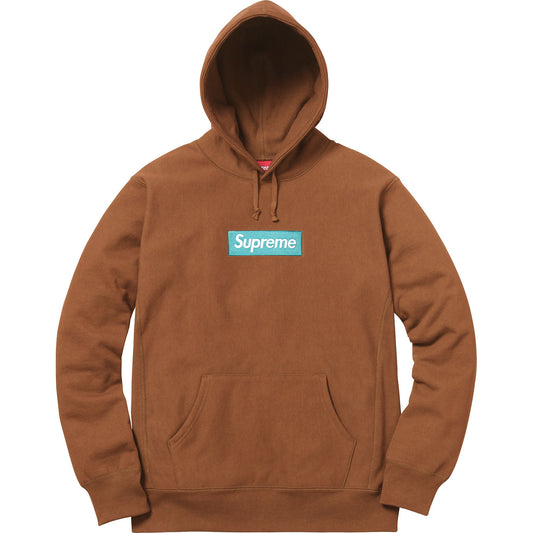 SUPREME BOX LOGO HOODIE (FW17) RUST