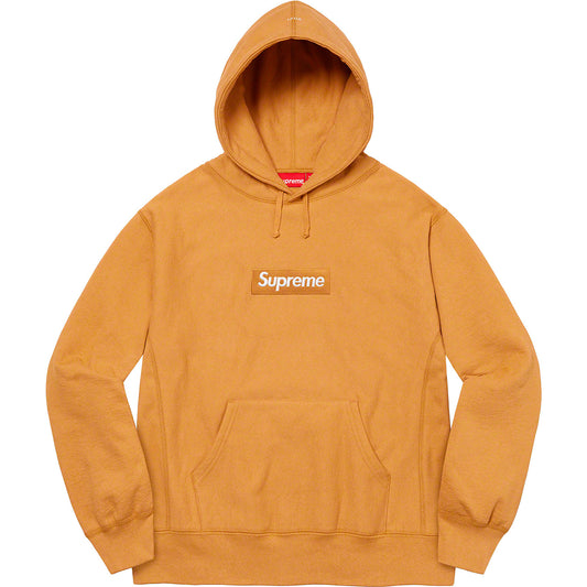 SUPREME BOX LOGO HOODIE (FW21) LIGHT MUSTARD