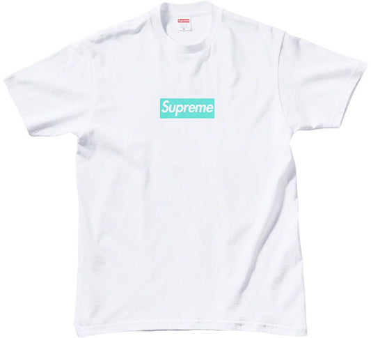 SUPREME TIFFANY & CO. BOX LOGO T-SHIRT