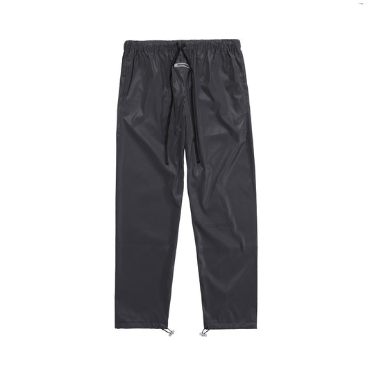 FEAR OF GOD ESSENTIALS TRACK PANTS BLACK REFECTIVE