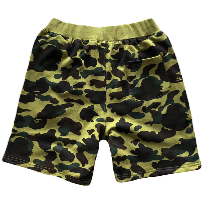 BAPE 1ST CAMO SHARK SWEAT SHORTS