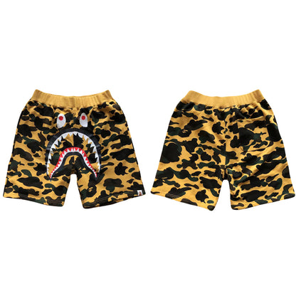 BAPE 1ST CAMO SHARK SWEAT SHORTS