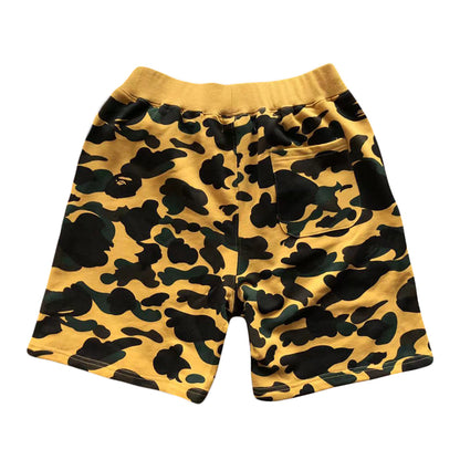 BAPE 1ST CAMO SHARK SWEAT SHORTS