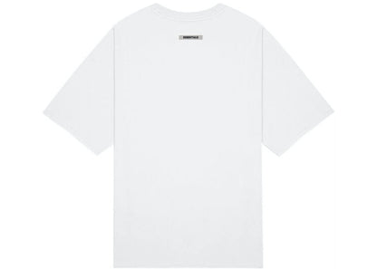 FEAR OF GOD ESSENTIALS BOXY T-SHIRT APPLIQUE LOGO WHITE