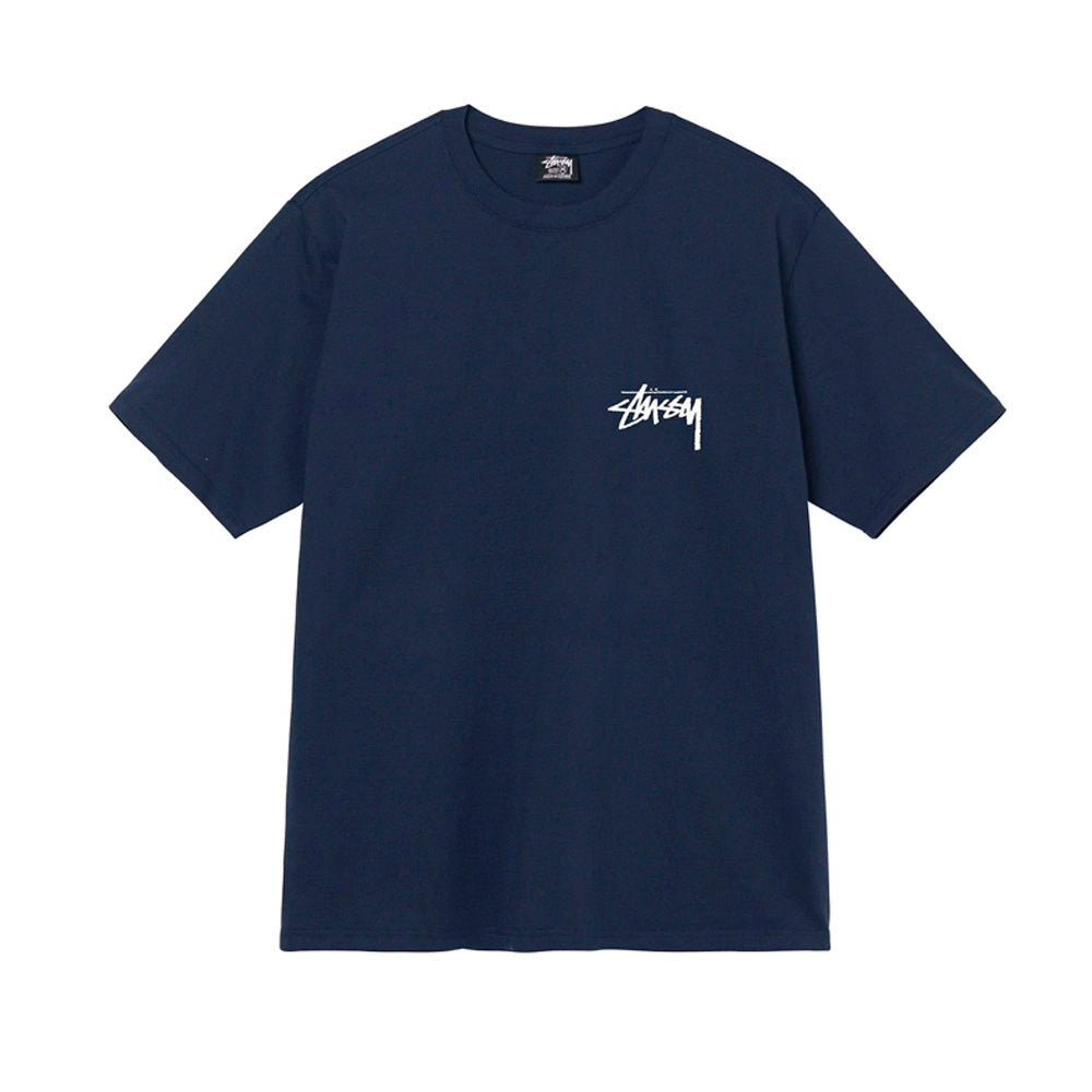 STUSSY FUZZY DICE TEE NAVY