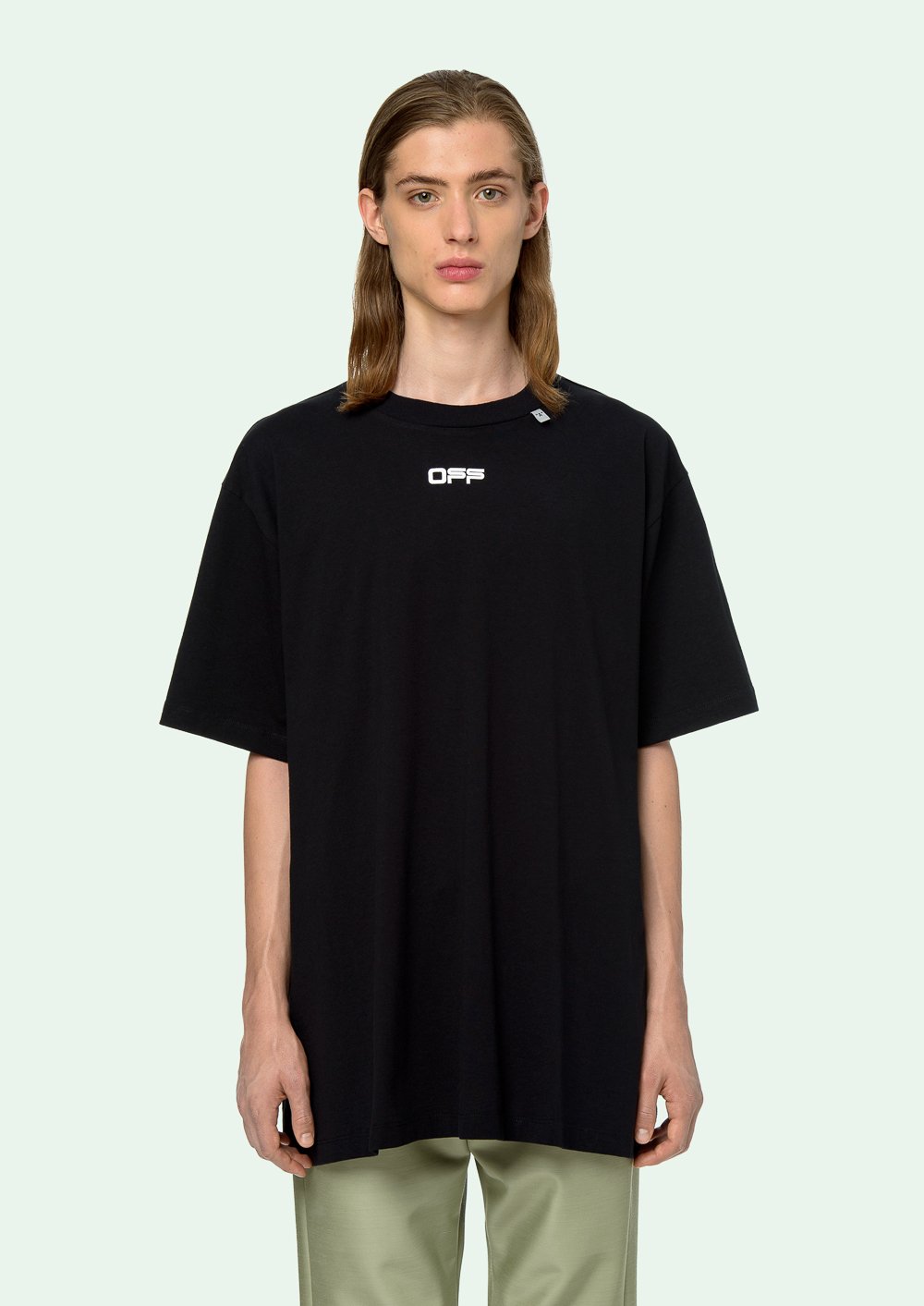 OFF WHITE CARAVAGGIO SQUARE S/S OVER T-SHIRT