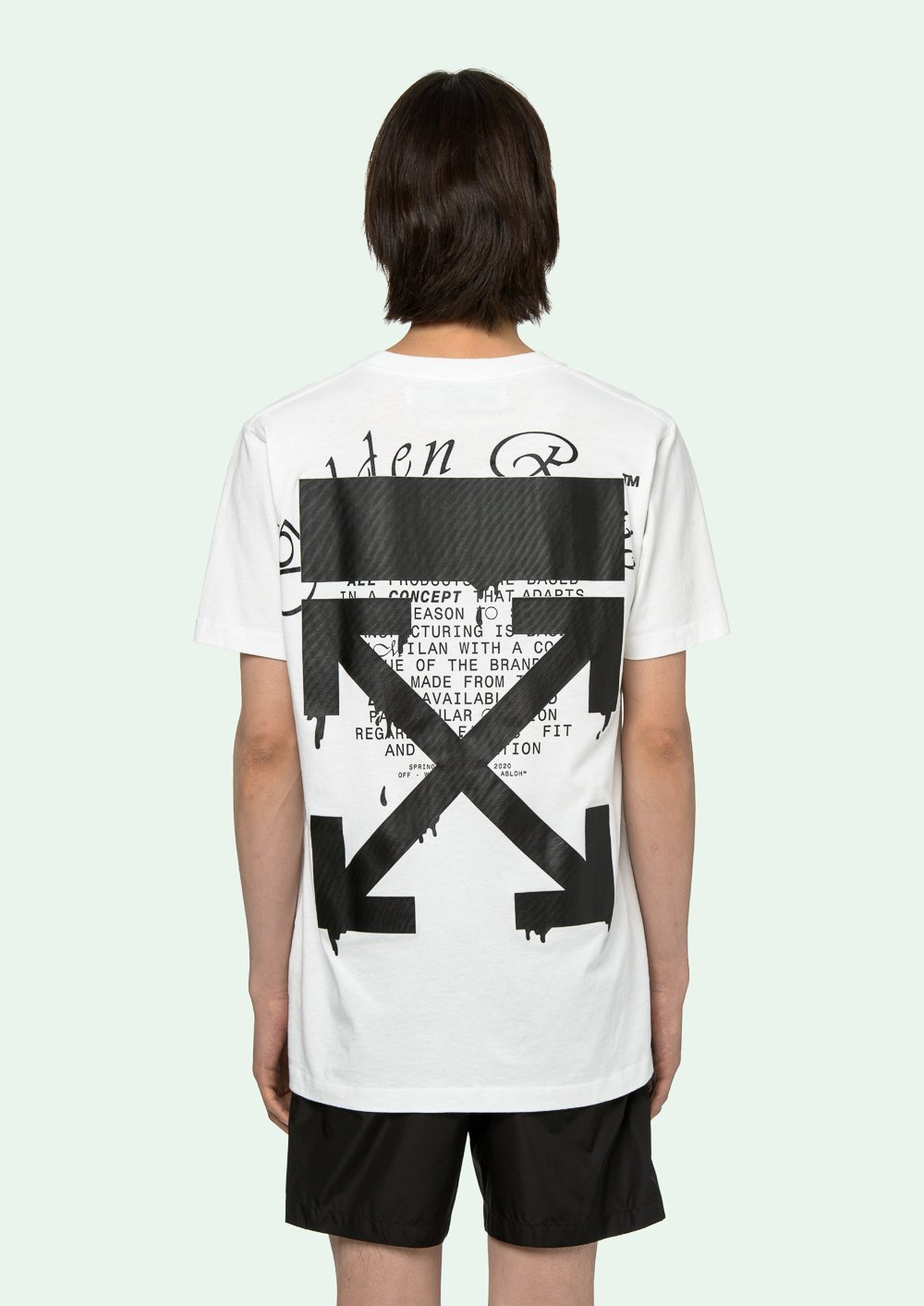 OFF WHITE DRIPPING ARROWS S/S OVER T-SHIRT