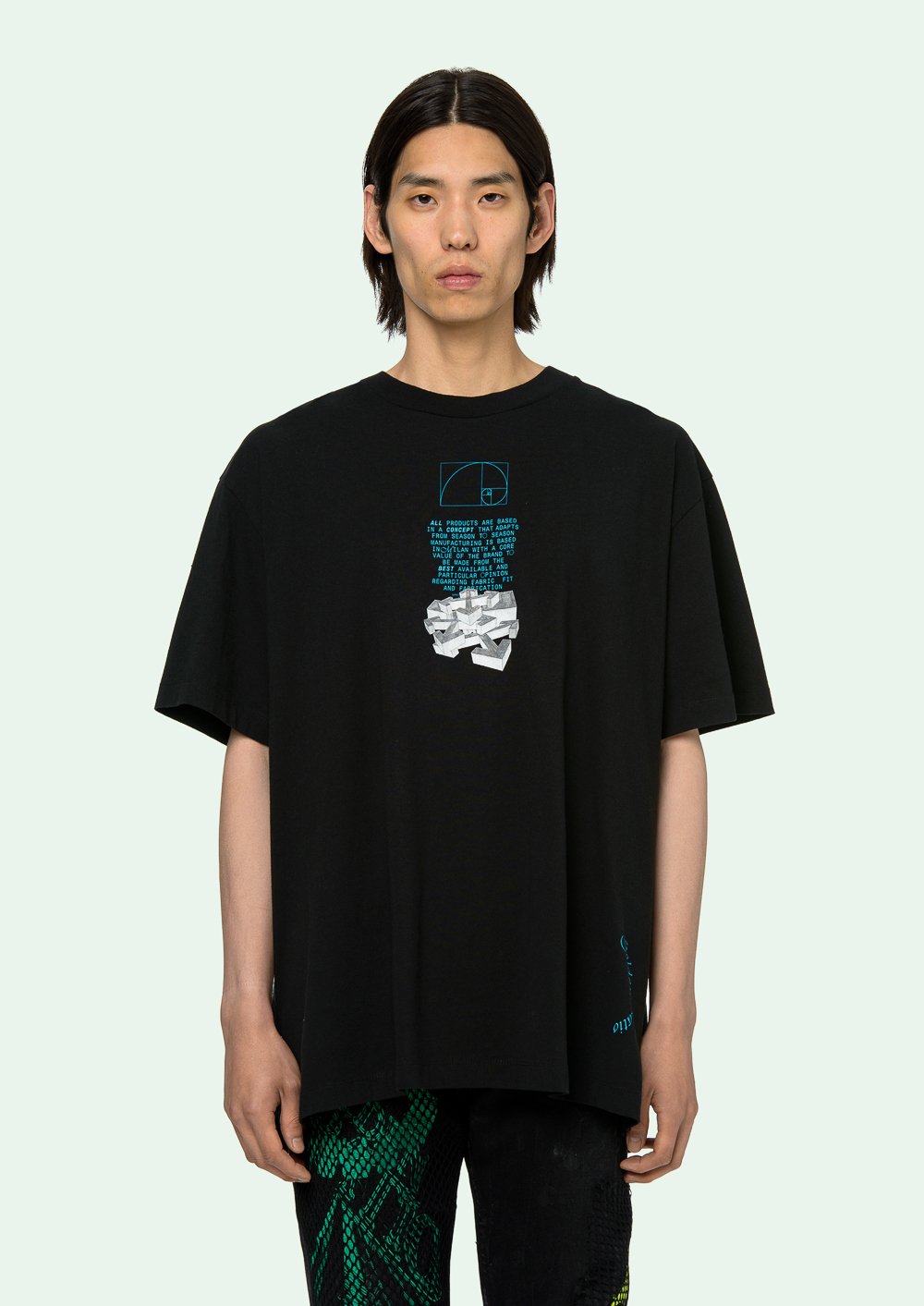 OFF WHITE DRIPPING ARROWS S/S OVER T-SHIRT