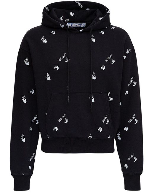 off-white-all-over-logo-print-hoodie-Drip Store Argentina