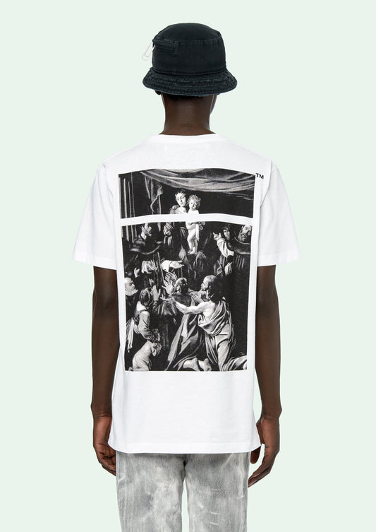 OFF WHITE CARAVAGGIO SQUARE S/S OVER T-SHIRT-Drip Store Argentina