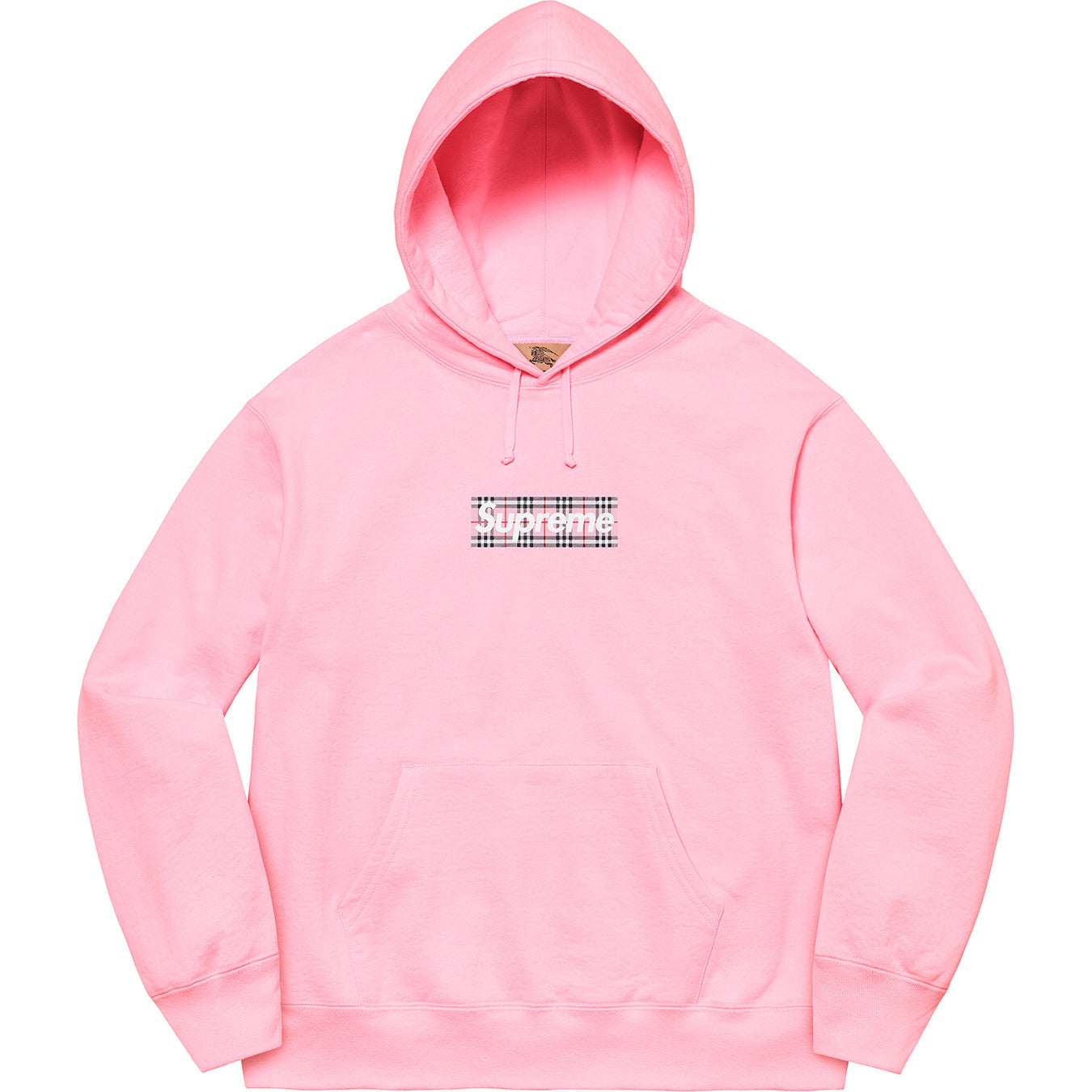 supreme-burberry-box-logo-hoodie-pink-Drip Store Argentina