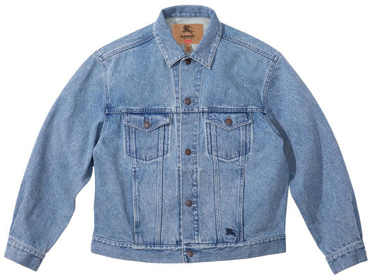 supreme-burberry-denim-trucker-jacket-Drip Store Argentina