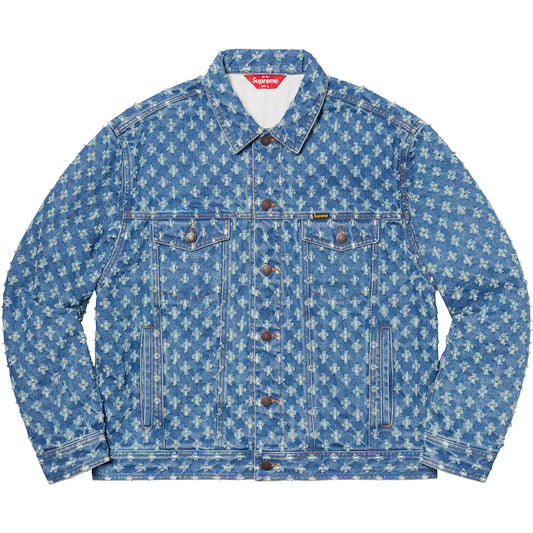 supreme-hole-punch-denim-jacket-Drip Store Argentina